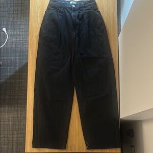 Black Wide-Leg Pants